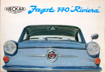 NSU Jagst 770 Riviera 1962 Modelprogram Carbrochure (6131)